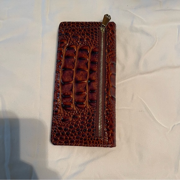 Brahmin Brown Crocodile Embossed Purse and Wallet Set - Picture 8 of 8